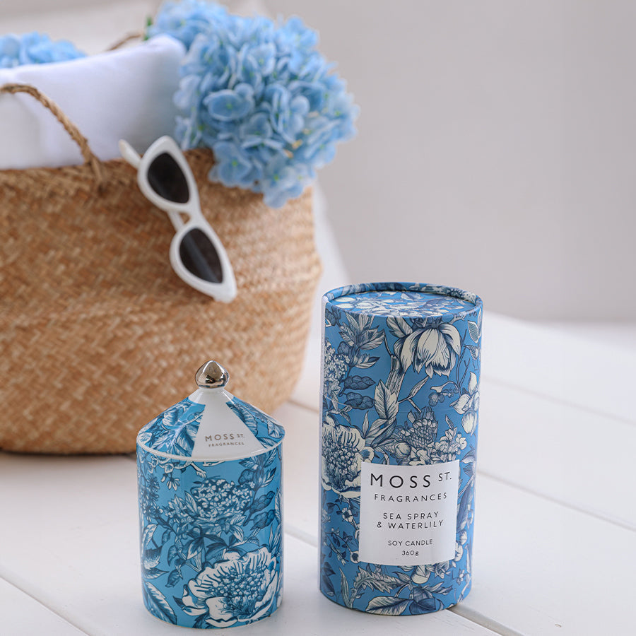 Sea Spray & Waterlily Ceramic Diffuser 100ml main image 0