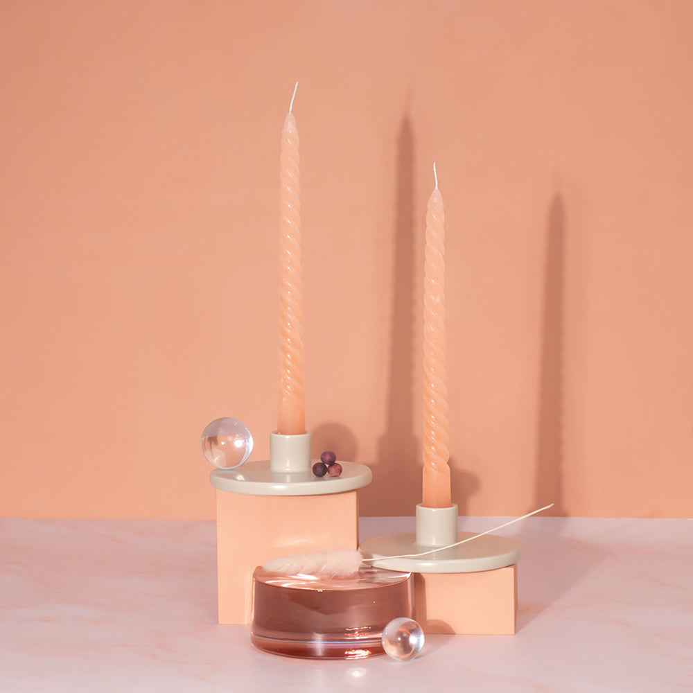 Freesia & Berries Spiral Candle Set Peppermint Grove UK