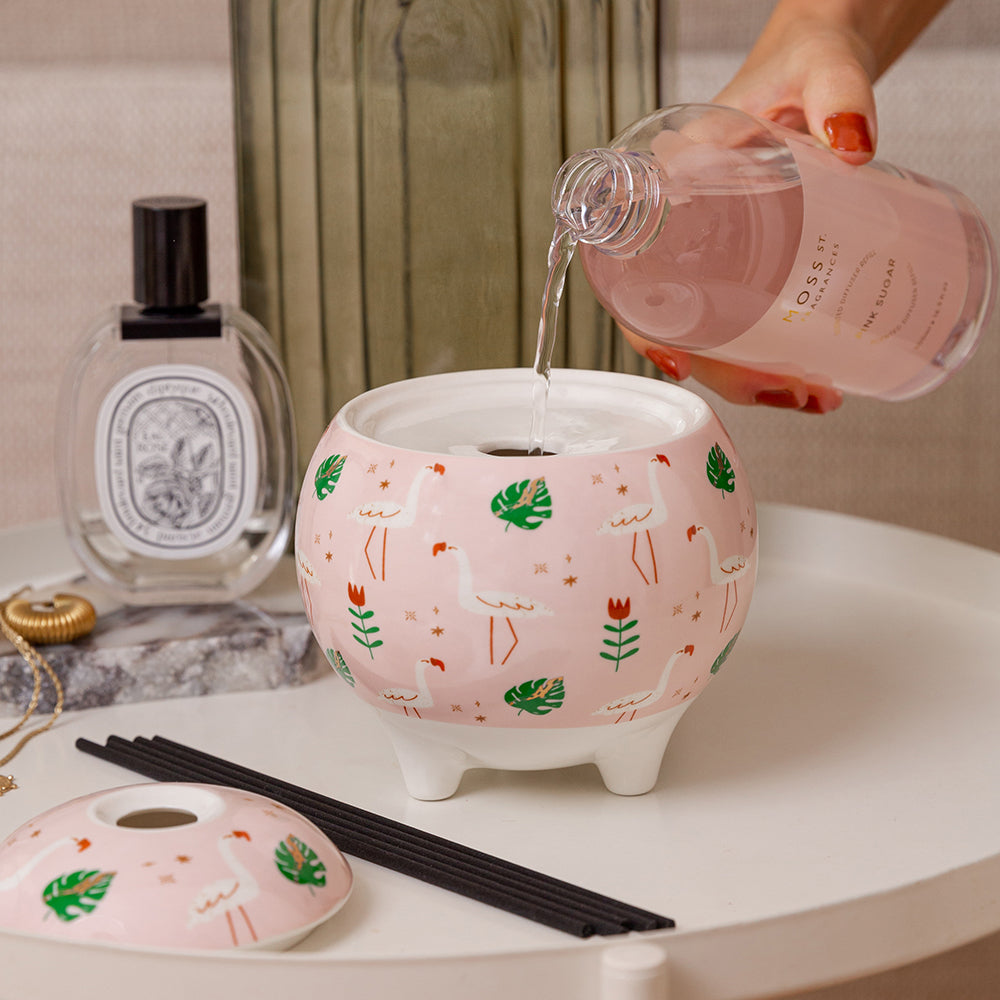 Pink Sugar Ceramic Diffuser Refill 500ml Peppermint Grove UK