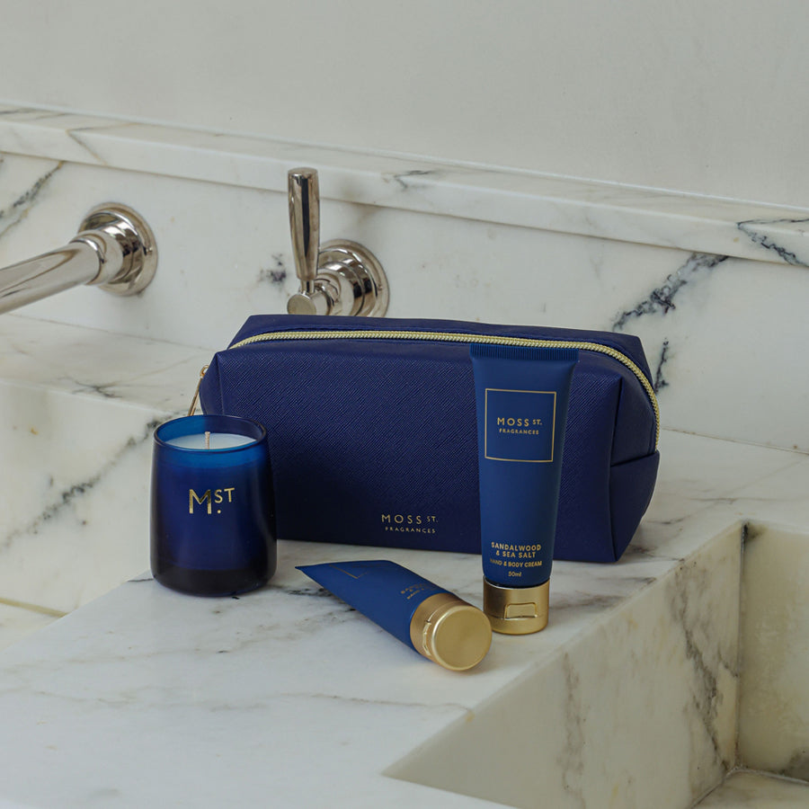 Sandalwood & Sea Salt Travel Gift Set – Peppermint Grove UK