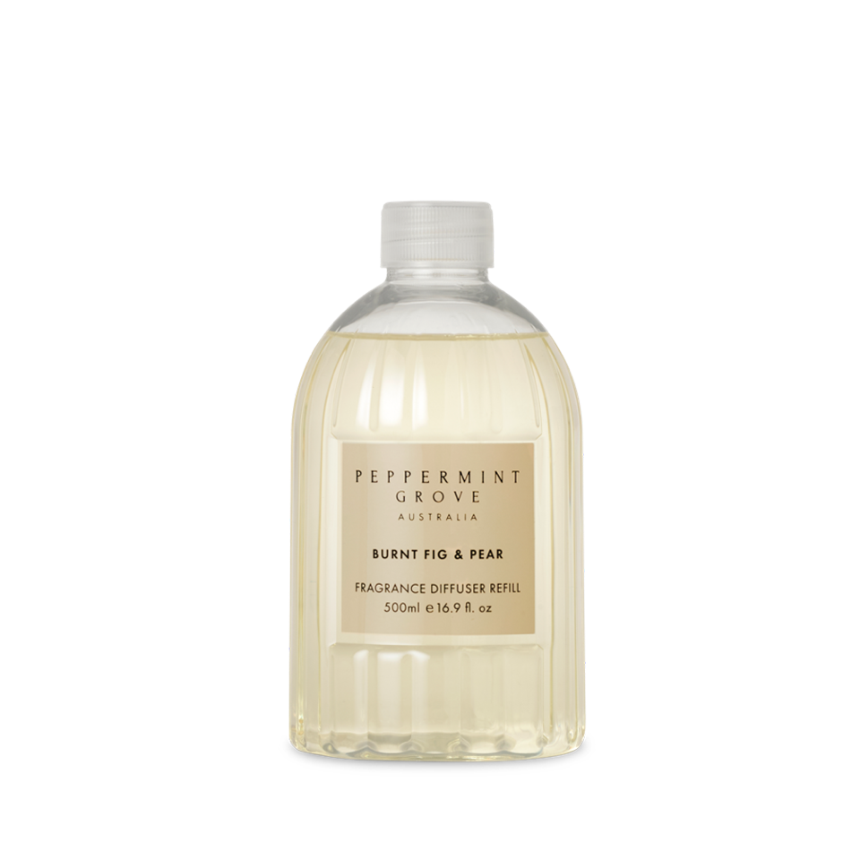 Burnt Fig & Pear Diffuser Refill 500ml – Peppermint Grove UK