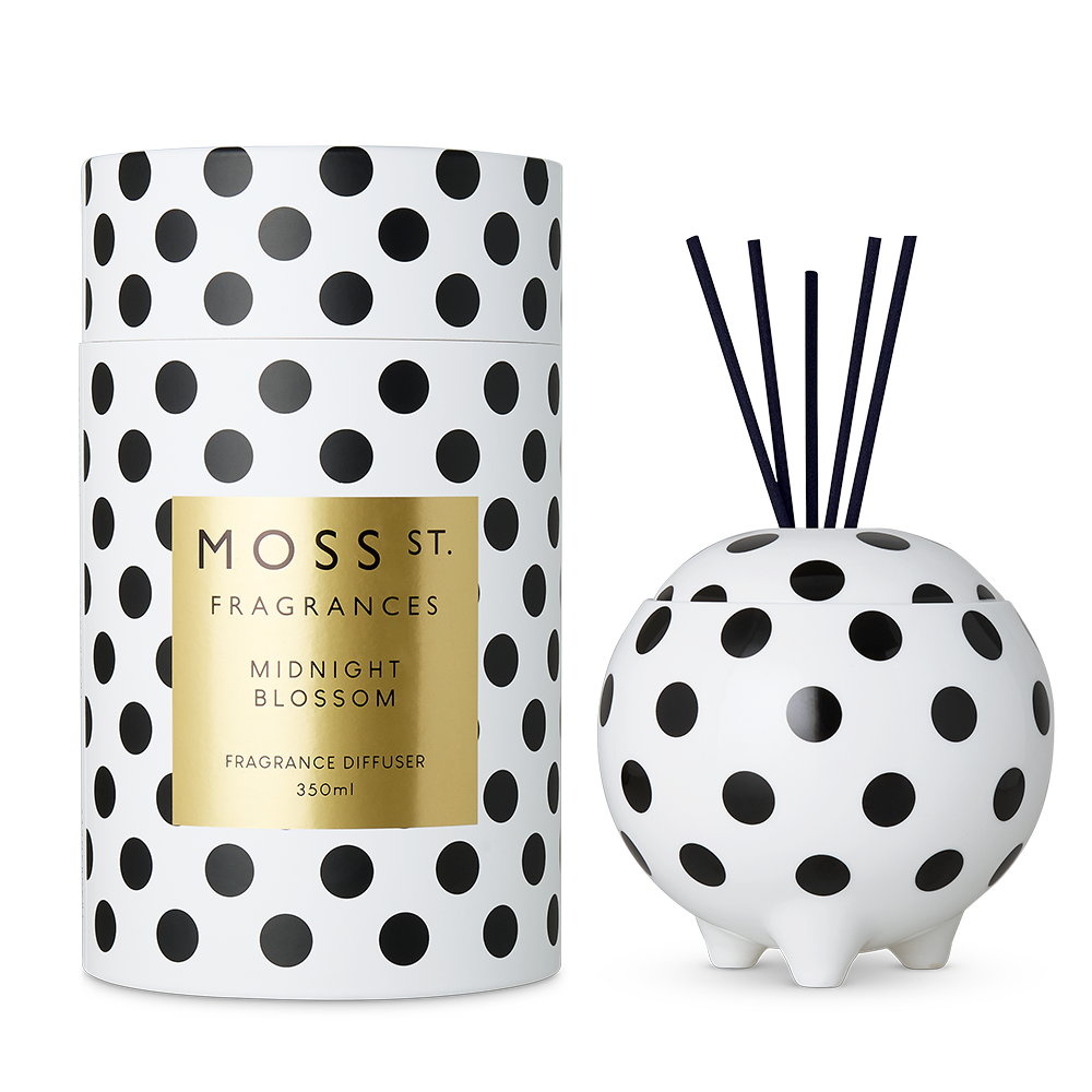 Midnight Blossom Ceramic Diffuser 350ml – Peppermint Grove UK