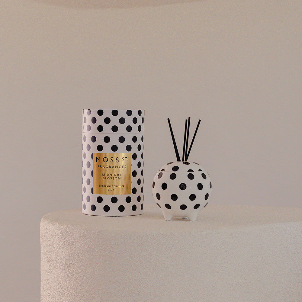 Midnight Blossom Ceramic Diffuser 350ml – Peppermint Grove UK